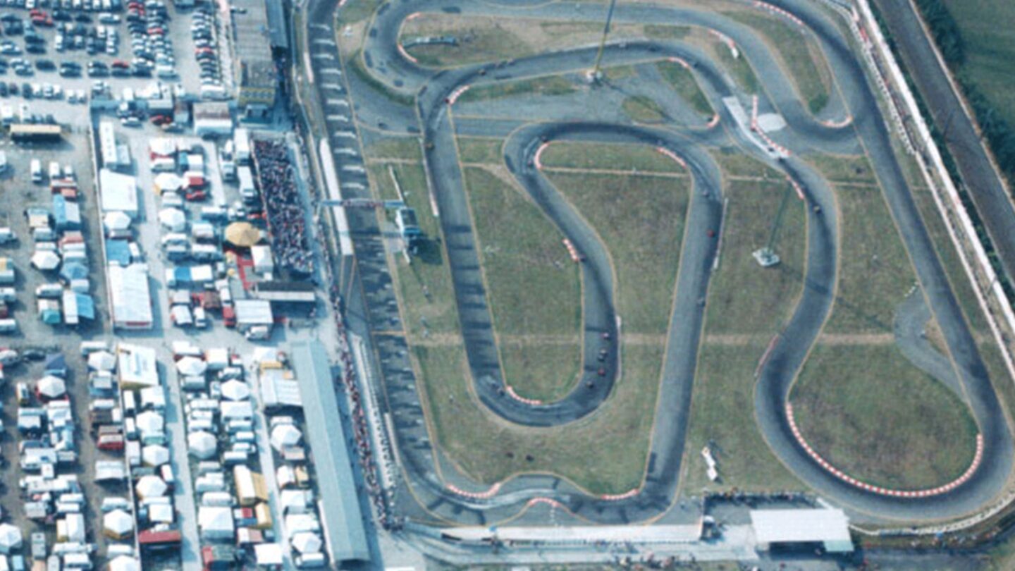 An arial view of our track.