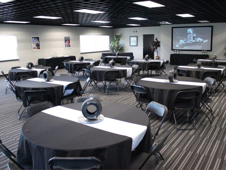 Our indoor event space conference room.